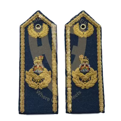 Ceremonial Use Machine Embroidery Shoulder Epaulette Embroidered