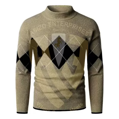 Full Winter Men's Sweaters Casual Long Sleeve Sweaters