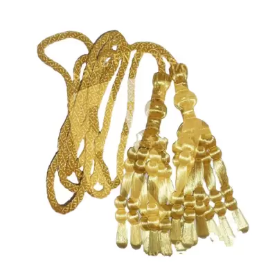 Gold Blion Tassels for Churches Borlas Con Bolitas