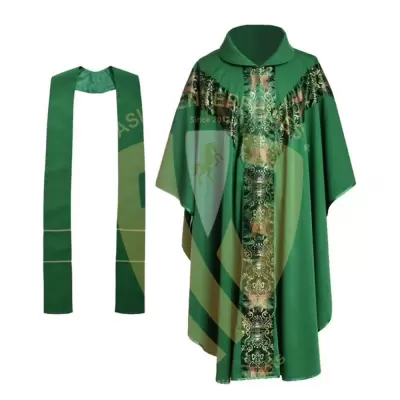 High Quality Church Pulpit Bishop Clergy Choir Robes Chasuble Church Vestments