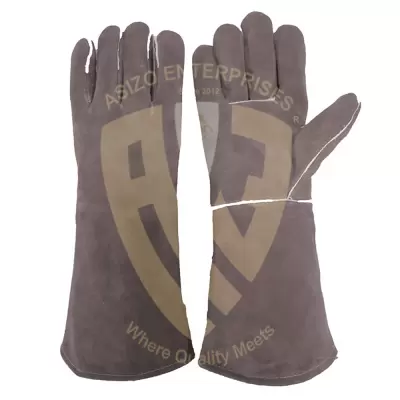 High Quality Cow Split Leather Welding Gloves Welder Safety