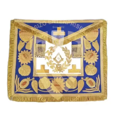 High Quality French Rite Masonic Regalia Original Leather Apron