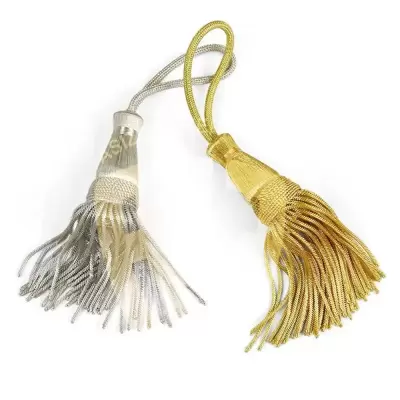 High Quality Handmade Double Tassel Tieback Tassel with Rope