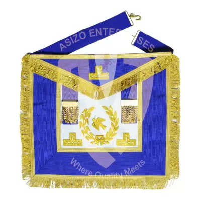Masonic Craft Master Masons Apron with Badge Freemason Masonic Apron