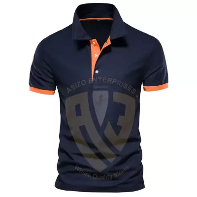 Custom Logo Design  High Quality Polo Shirt Men