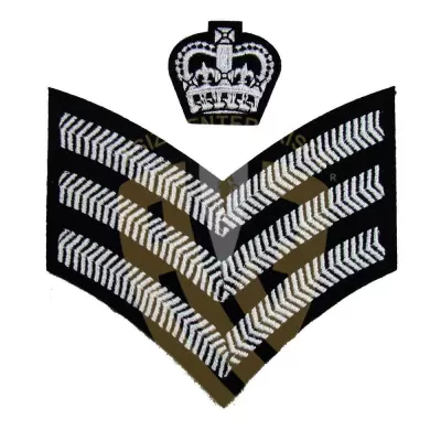 Wholesale Braid Stripes Embroidered Chevrons Patch Rank