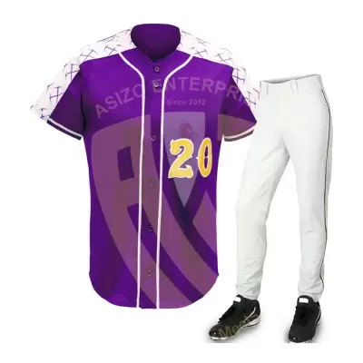 Wholesale High Quality Sublimation Baseball Uniform
