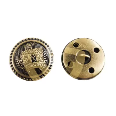 Wholesale Modern Customized Metal Sewing Hole Button