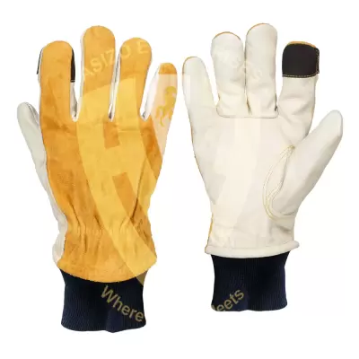 Work Quality Wholesale Safety Grip Construction Gloves
